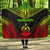 Vanuatu Polynesian Chief Hooded Blanket - Reggae Version Hooded Blanket Reggae - Polynesian Pride