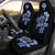 Hawaiian Kanaka Hibiscus Plumeria Mix Polynesian Turtle Car Seat Covers Blue AH - Polynesian Pride