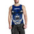 Samoa Polynesian Coconut Men's Tank Top (Blue) A02 - Polynesian Pride