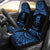 Tuvalu Polynesian Car Seat Covers - Pride Blue Version Universal Fit Blue - Polynesian Pride