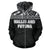 Wallis and Futuna Polynesian Zip up Hoodie Black - Polynesian Pride