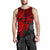 Marshall Islands Polynesian Tank Top (Men) - Red Turtle Red - Polynesian Pride