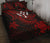 Kosrae Quilt Bed Set - Red Turtle Red - Polynesian Pride