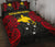 Papua New Guinea Quilt Bed Set - Papua New Guinea Spirit Red - Polynesian Pride