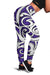 Polynesian Maori Ethnic Ornament Violet Hawaii Women's Leggings AH Violet - Polynesian Pride