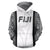 Fiji Tapa Hoodie Fiji Coat of Arms Coconut Tree Sports Style - Polynesian Pride