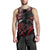 Samoa Polynesian Men's Tank Top - Eagle Tribal Pattern Red - Polynesian Pride