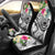 Polynesian Samoa Car Seat Covers - Summer Plumeria (White) Universal Fit White - Polynesian Pride