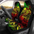 Papua New Guinea Car Seat Covers - Reggae Shark Polynesian Tattoo Universal Fit Reggae - Polynesian Pride