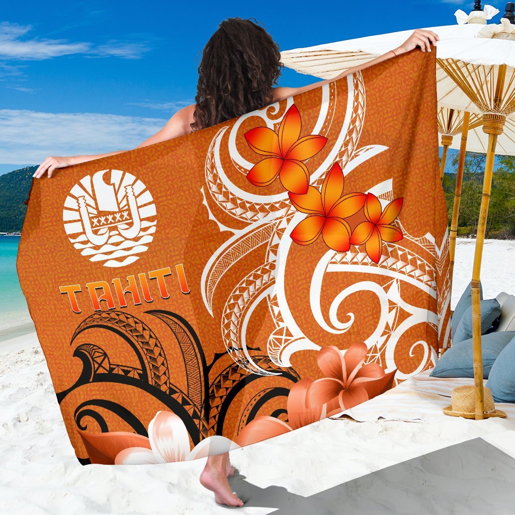 Tahiti Sarong - Tahitians Spirit One Style One Style Orange - Polynesian Pride