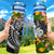 New Caledonia Custom Personalised Hydro Tracking Bottle - Seal Spiral Polynesian Patterns Hydro Tracking Bottle - New Caledonia 32oz Large Black - Polynesian Pride