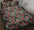 Tropical Flowers, Palm And Leaves Quilt Bed Set - Polynesian Pride