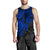 Cook Islands Polynesian Tank Top (Men) - Blue Turtle - Polynesian Pride