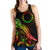 Cook Islands Polynesian Women Tank Top - Turtle With Blooming Hibiscus Reggae - Polynesian Pride