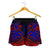 Samoa Women's Shorts - Blue Shark Polynesian Tattoo - Polynesian Pride