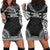 Wallis And Futuna Women's Hoodie Dress - Polynesian Black Chief Black - Polynesian Pride