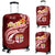 Fiji Luggage Covers - Fiji Seal Polynesian Patterns Plumeria (Red) - Polynesian Pride