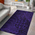 Hawaii Area Rug Polynesian Hawaiian Style Tribal Tattoo AH Rug Violet - Polynesian Pride