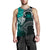 Samoa Men's Tank Top - Samoa Seal Wave Style (Green) - Polynesian Pride