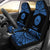 Tahiti Polynesian Car Seat Covers - Pride Blue Version Universal Fit Blue - Polynesian Pride