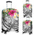 Polynesian American Samoa Luggage Covers - Summer Plumeria (White) - Polynesian Pride