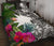 Nauru Quilt Bed Set - Turtle Plumeria Banana Leaf Black - Polynesian Pride