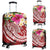 Kosrae Polynesian Luggage Covers - Summer Plumeria (Red) - Polynesian Pride