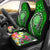 American Samoa Polynesian Car Seat Covers - Turtle Plumeria (Green) Universal Fit Green - Polynesian Pride