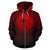 Chuuk All Over Zip up Hoodie Lift up Red - Polynesian Pride