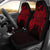 American Samoa Car Seat Covers - American Samoa Seal Map Red Universal Fit Red - Polynesian Pride