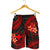 Polynesian Hawaii Men Shorts - Red Plumeria - Polynesian Pride