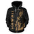 Hawaii Helmet Polynesian Gold Kanaka Warrior Hoodie (Zip) - Polynesian Pride