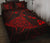 Hawaii Manta Ray Map Polynesian Red Quilt Bed Set - Polynesian Pride