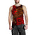 Samoa Men's Tank Top - Red Shark Polynesian Tattoo - Polynesian Pride