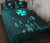 Wallis And Futuna Polynesian Quilt Bed Set Dreamcatcher Blue Blue - Polynesian Pride