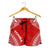 Tonga Women's Shorts - Polynesian Chief Flag Version Women White - Polynesian Pride