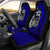 Tonga Polynesian Car Seat Covers Blue - Turtle With Hook Universal Fit Blue - Polynesian Pride