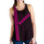 Hawaii Kakau Polynesian Turtle Map Women's Racerback Tank - Pink - Ohana Style - Polynesian Pride