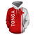 Tonga All Over Hoodie Polynesian Straight Version - Polynesian Pride