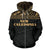 New Caledonia All Over Zip up Hoodie Polynesian Gold Version - Polynesian Pride