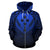 Kosrae All Over Zip up Hoodie Lift up Blue - Polynesian Pride