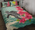 Hawaii Quilt Bed Set - Hawaii Turtles With Plumeria Classic Quilt Bed Set - Polynesian Pride