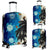 Hawaiian Sea Turtle Symbol Palm Luggage Covers Blue - Polynesian Pride