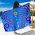Fiji Drua Sarong Tapa Sarong One Size Blue - Polynesian Pride