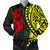 Hawaii Men's Bomber Jacket - Polynesian Patterns With Hibiscus Flowers Yellow - Polynesian Pride