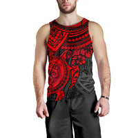 Guam Polynesian Men's Tank - Red Turtle - Polynesian Pride