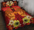 Hawaii Quilt Bed Sets - Tribal Tuna Fish Orange - Polynesian Pride