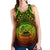 Polynesian American Samoa Personalised Women's Racerback Tank - Reggae Vintage Polynesian Patterns - Polynesian Pride