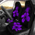 Hawaii Hibiscus Car Seat Cover - Turtle Map - Purple - Polynesian Pride