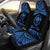 Hawaii Polynesian Custom Personalised Car Seat Covers - Pride Blue Version Universal Fit Blue - Polynesian Pride